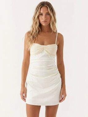 ayanna strapless mini dress - ivory Peppermayo | Dresses | Peppermayo Ayanna Strapless Mini Dress Ivory